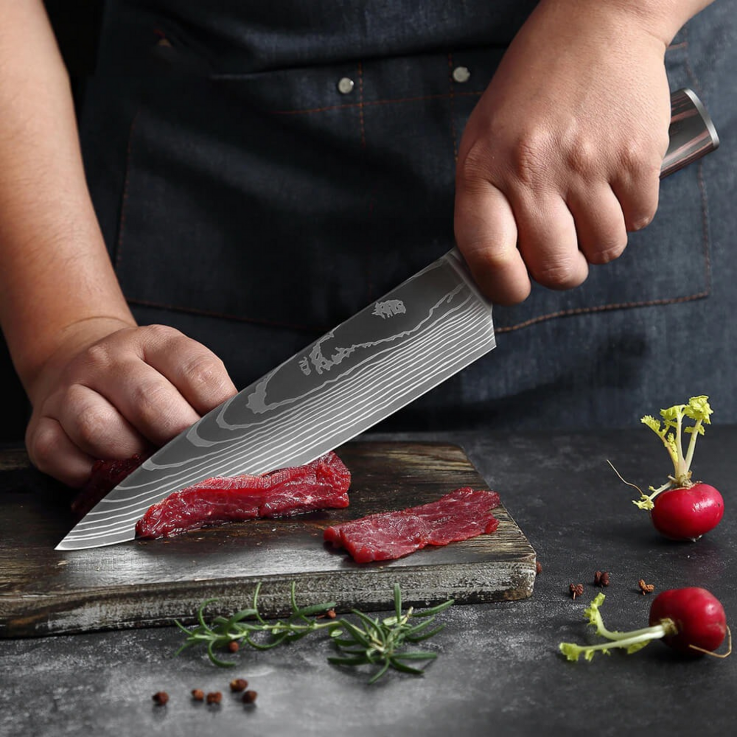 Hand-Crafted Japanese Santoku Knives