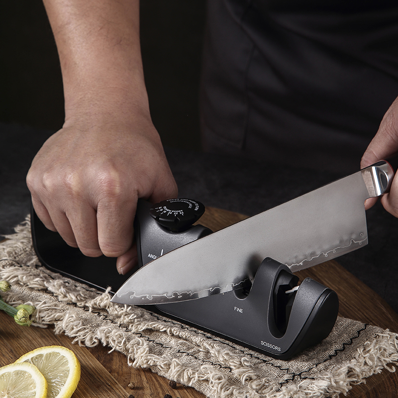 Angle-Adjustable Knife Sharpener
